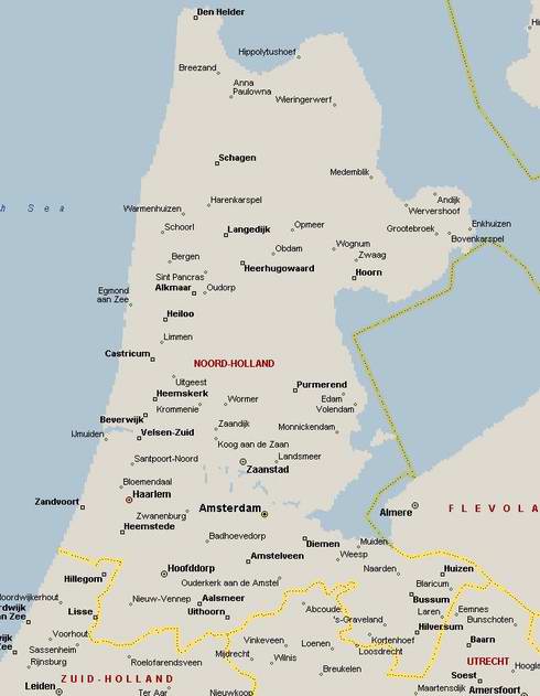 Amsterdam Houseboats map