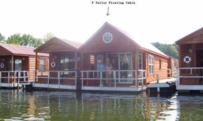 Floating Cabin Homes As Stationary Houseboats